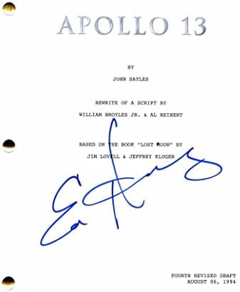 Ed Harris assinou autógrafo Apollo 13 Script completo do filme - estrelado como Gene Kranz co -estrelando: