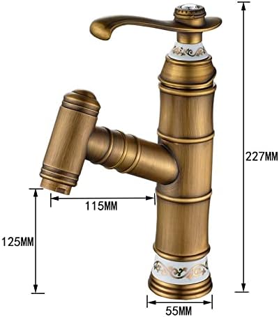Misturador de água fria quente torneira banheiro antigo torneira dourada de ouro montado torneiras de lavagem