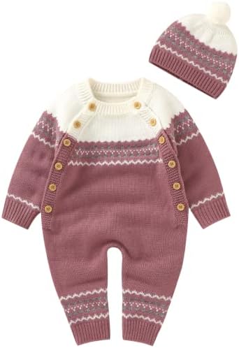 Opewod Baby Recém -nascido Sweater Sweater Rodper Longsleeve Roupe
