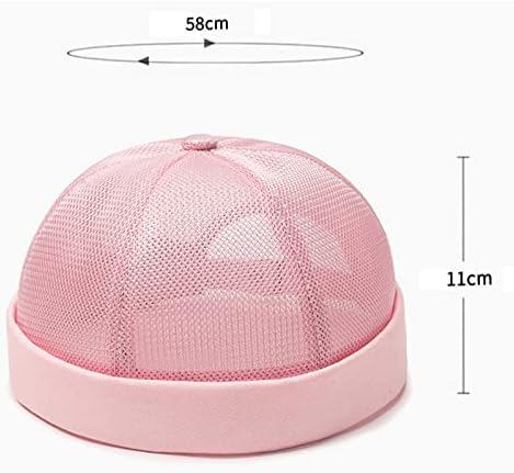 UNISSEX Solid Mesh Melless Melon Cap de secagem rápida Ajustável Visoras ao ar livre de respirar chapéus