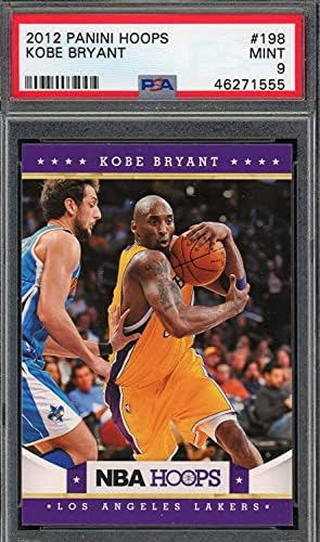 Kobe Bryant 2012 Panini Hoops Basketball Card 198 PSA 9 Mint