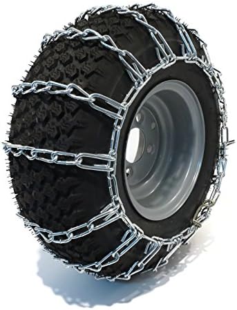 As cadeias de pneus de link do par de lojas da ROP 2 20x8.00x10 para sears Craftman Lawn Mower Tractor Rider