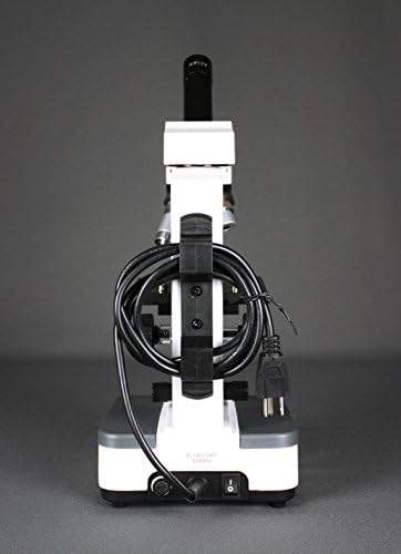 Vision Scientific VME0008 Microscópio LED, 40x - 400x, iluminação LED com controle de intensidade, foco grosso