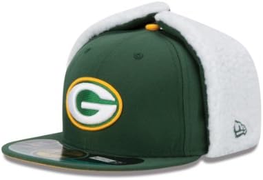 NFL Green Bay Packers NFL On Field Dog Ear 59Fifty, Green, 7 5/8