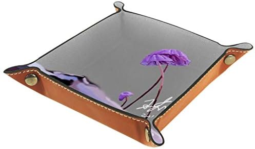 Lyetny Caixa de Armazenamento de Cogumelo Purple Cadeiriza de Candros de Candros Sundries Bandejas Organizador de