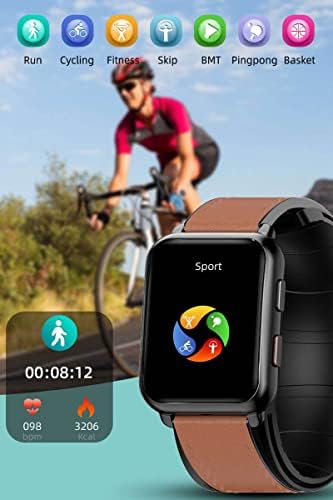 LOLUKA Atividade Tracker de fitness relógio inteligente com modos de esportes Sleep rastreamento de etapas