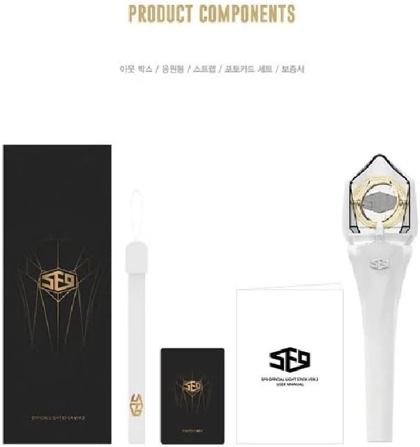 KPOPINTOUCH SF9 Official Light Stick Versão 2 Fan Claining LightStick para K-pop Idol Concert