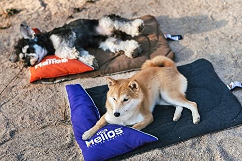Dog Helios Expedition Sporty Travel Pillow Pillow Dog Bed, vermelho