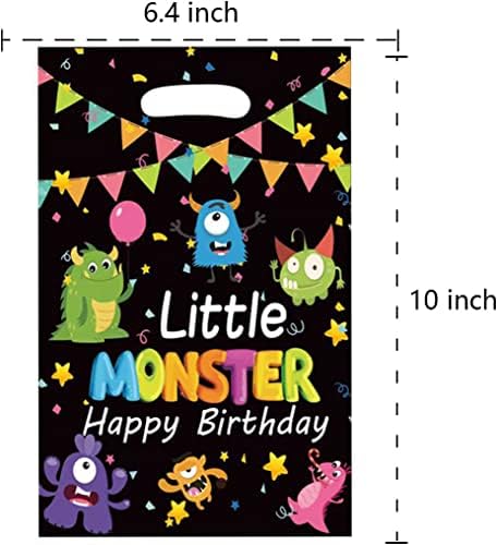 Rathira 40 PCs Monster Gift Bags Supplies Festas Monster Birthday Party Decorações de festas