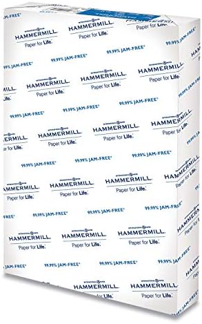 Hammermill 105023 cópia mais papel de cópia, 92 brilho, 20lb, 11 x 17, branco, 500 folhas/resma