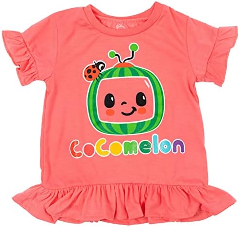 Cocomelon JJ Yoyo Tomtom T-shirt e shorts equipamentos de roupa infantil para criança