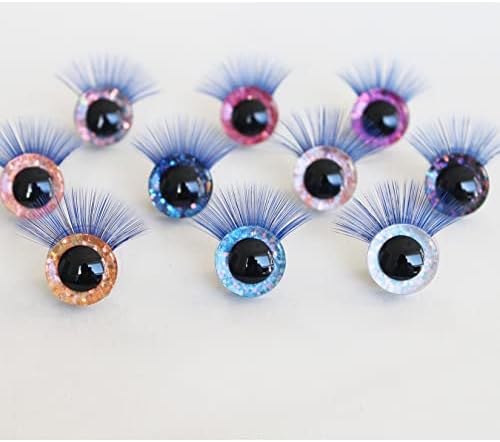 20pcs 14mm-30mm Glitter Craft Olhos para bonecas Segurança Olhos com Acessórios de Pupps DIY de Pionetes