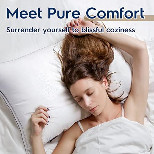 Viewstar Pillows King Size Size de 2, travesseiros de cama para dormir, travesseiros king 2 pacote para