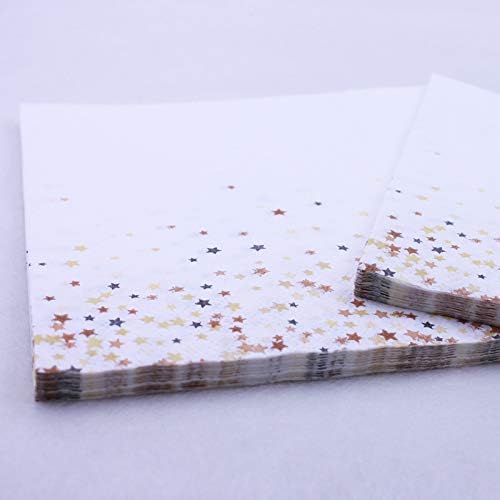 100 Pack Star Dot Print Paper Guardine