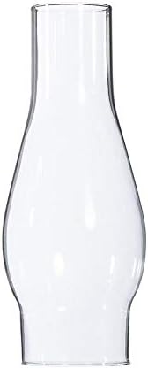 B&P LAMP® 2 5/8 polegadas por 8 1/2 polegada Lâmpada de vidro transparente Chimney com 3 5/8 polegadas de diâmetro