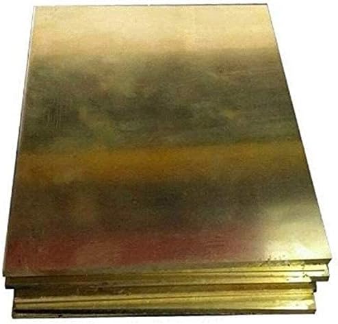 Zhengyyuu Brass Placa de cobre Folha de papel alumínio METAL DE METAL DE OFF FOLHA DE QUALIDADE
