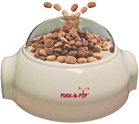 Spot Push n 'Pop - Dispensador de alimentos para cães de alimentação lenta interativa - premiado - estimulação