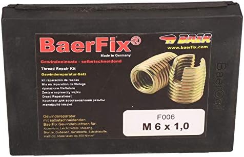 Baerfix M6 x 1,0 mm Métrico Auto -tapping