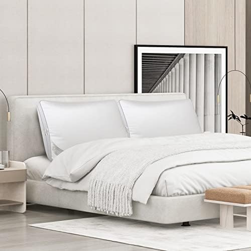 Almofadas de cama de Aukuifue para dormir 2 pacote, almofadas de tamanho padrão de luxo, coleta de hotéis