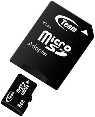 8GB CLASSE 10 MICROSDHC Equipe de alta velocidade 20 MB/SEC CARTÃO DE MEMÓRIA. Blazing Card Fast para HTC