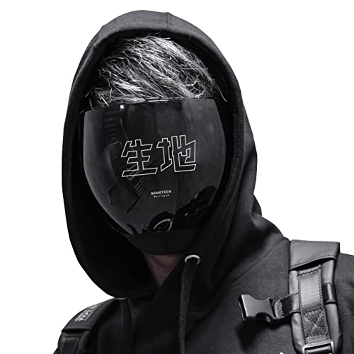Tecido do universo Techwear gráfico Cyberpunk Face Shield Protection Goggle
