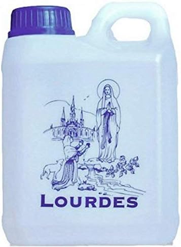Lourdes Water Water em 1 litro recipiente