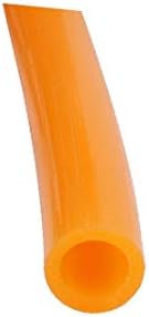 X-dree 5mm x 7mm diáfos de madeira resistente ao calor Tubo de mangueira de borracha de borracha laranja