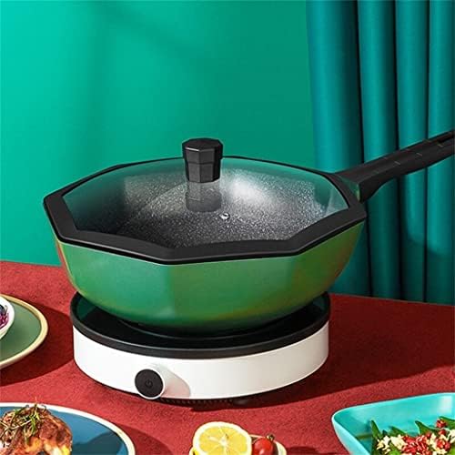 Conjunto de panela Octagonal Doulewware Definir anti-basting wok pan pan indução de fogão a gás fogão caçarola