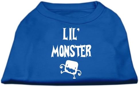 Lil Monster Scrprint Dog Camisa laranja LG