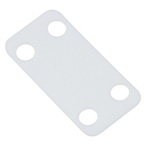 Panduit Mp350-C Placas de marcador LONCE, NYLON 6.6, ambiente interno, método de montagem de cabo de cabo, branco,