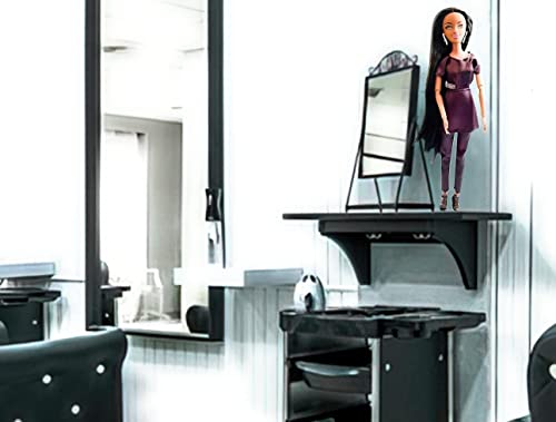 Cosmetologista Cosmetologia Pacote de presentes Pro maquiagem de capilar estação Display + Stand Cosmetologia cabeleireiro