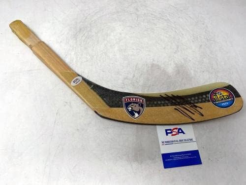 Aleksander Barkov Florida Panthers 23 All Star assinado Hockey Bust Blade PSA COA - Autographed NHL Sticks