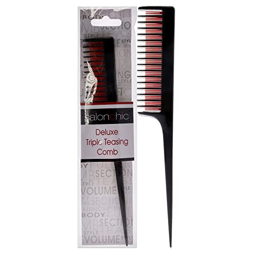 Salonchic Deluxe Triple Triple Comb Comb Unissex 1 PC