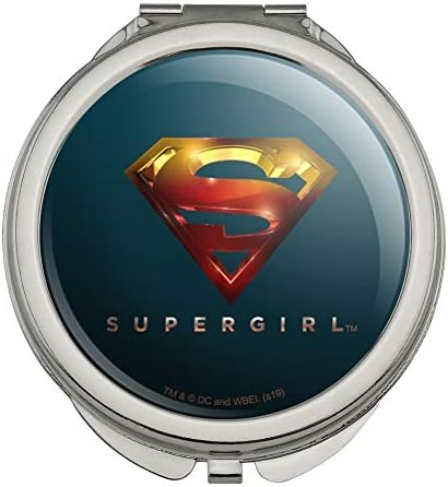 Gráficos e mais séries de TV SuperGirl Logo Compact Travel Purse Bolsa Makeup Mirror