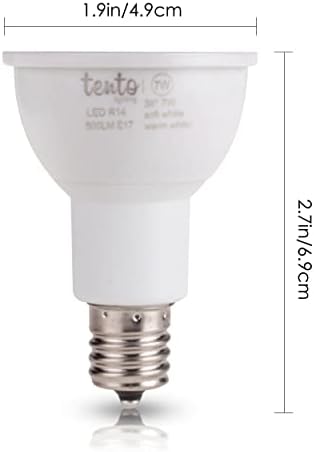 Iluminação do ToLeia E17 R14 Refletor LED 40W Substituição de halogênio Spotlight intermediário Spotlight