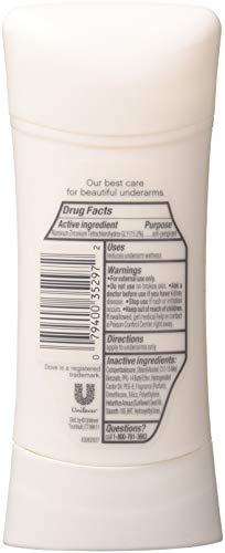 Dove desodorante de 2,6 onças ADV Care Antiperspirante Cool essencial