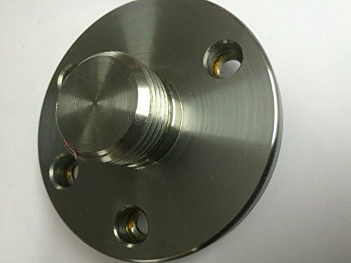 Adaptador de placa traseira de 100 mm com thread myford projetado para mesa rotativa + t nozes