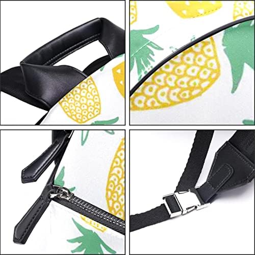 Tbouobt Leation Travel Mackpack Laptop Laptop Casual Mochila Para Mulheres Homens, Pineapple Tropical