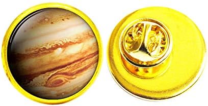 Jupiter Broche, Júpiter Pin, Jupiter Jewelry, Júpiter Charm, Broche de Espaço, Pino Espacial, Jóias