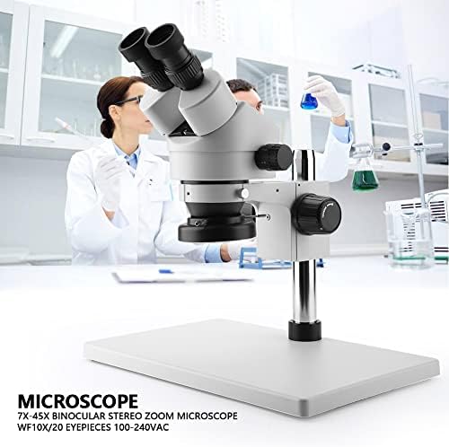 Microscópio estéreo, microscópio binocular de 100-240VAC