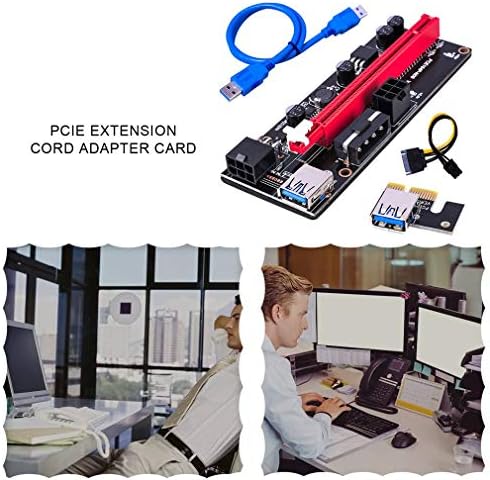 Conectores ver009 6pcs mais recente USB 3.0 PCI -E RISER VER009S Express 1x 4x 8x 16x Extender Riser Card