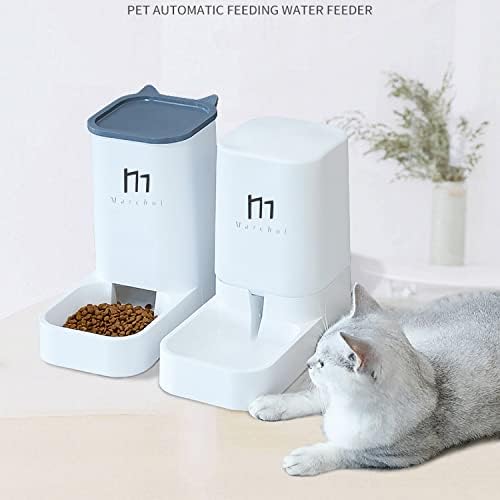 Marchul Cat Dog Alimentador e Waterer Pet Authispensing, alimentadores automáticos de gatos,