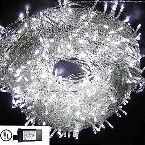 Luzes de corda 200 LED 100 pés/30m [8 modos] [impermeável] Starry Fairy Twinkle LED LUZ para festa, casamento,