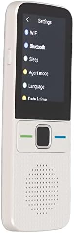 Dispositivo de tradução instantânea, 2 Way 2.4in Touchscreen Smart Translator Gravação 138 Languages ​​Reconhecimento