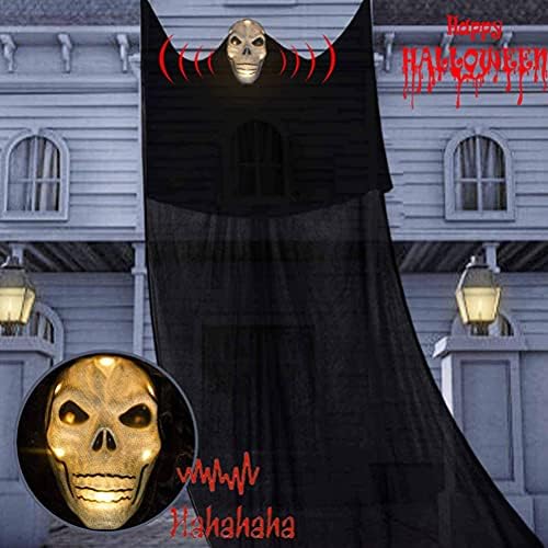 Soimiss 1 PC Halloween Decorativo Decorativo Crânio Ghost Luminous pendurado