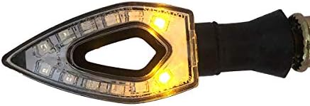 Motortogo Black Sequencial Turn Signals Diamond LED Turn Signals Indicadores Indicadores compatíveis para