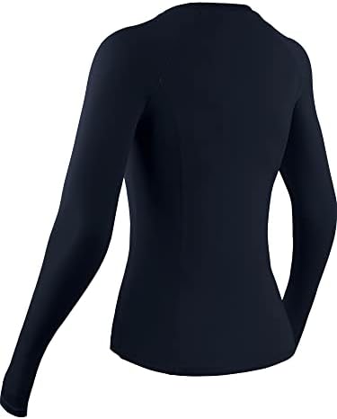 Cadmus secagem rápida de camisa de manga longa para mulheres camisas de treino