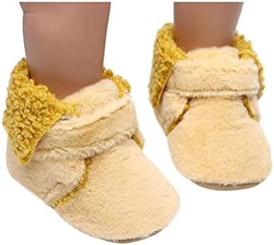 Botas de neve de inverno delicadas para bebês anti-deslizamento intermediário botas de neve de