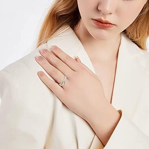 Anéis de moda feminina de Yistu simples e requintados anéis de design são adequados para várias ocasiões