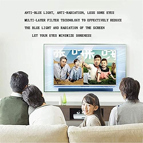 Kelunis 32-75 polegadas Anti-brilho Protetor de tela de TV, filtro de luz azul para a tela de